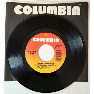 Kenny Loggins 45 RPM - Conviction Of The Heart / My Father's House - Columbia M-